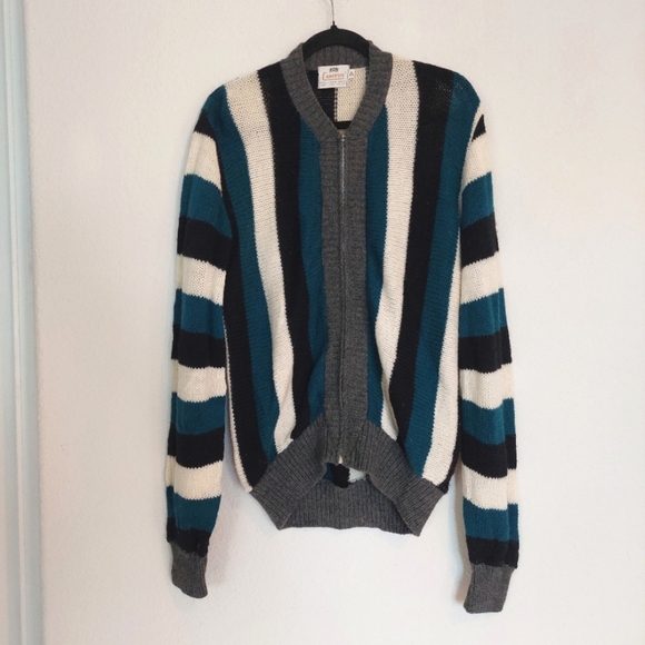 Campus Other - Vintage Campus 100% Virgin Wool  Full Zip Sweater Size Meduim